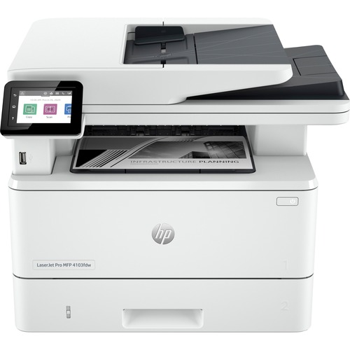 Impresora Láser Multifunción HP LaserJet Pro 4103fdw Inalámbrico – Monocromo – 2Z629A