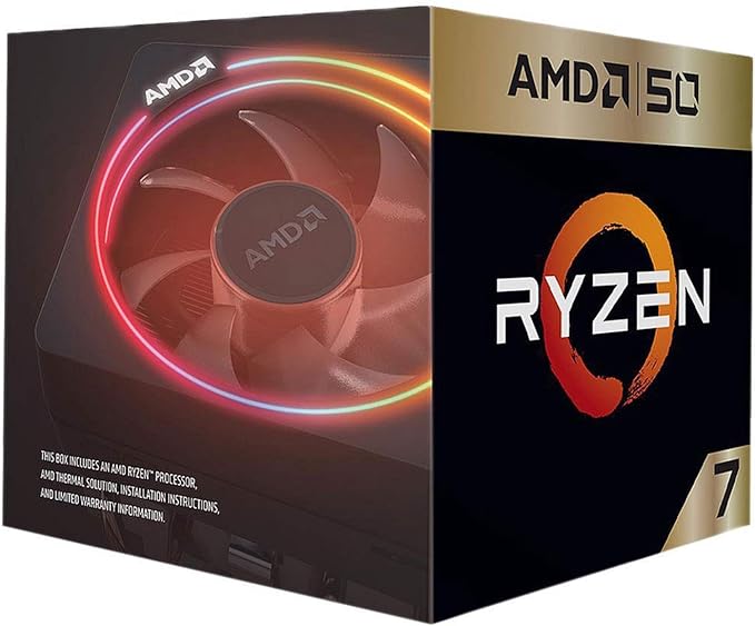 Procesador AMD Ryzen 7 2700X AMD50 Gold Edition, 3.7GHz / (4.3GHz Max Boost), Socket AM4.