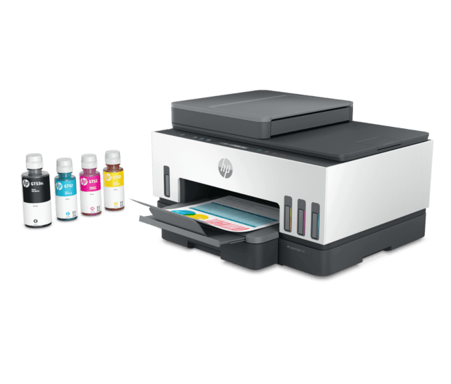 Hp Impresora de inyección de tinta multifunción HP Smart Tank 750 – Color – Copiadora/Impresora/Escáner – 4800 x 1200 dpi – 6UU47A#AKY