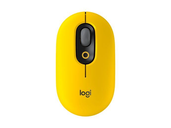 MOUSE LOGITECH POP BLUETOOTH FRESH VIBES AMARILLO EMOJI PERSONALIZADO (910-006543)