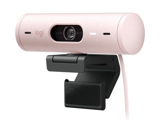 Cámara web BRIO 500 - rosado - Logitech (960-001418)