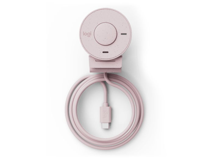 CAMARA LOGITECH BRIO 300 FHD 1080P USB-C ROSA – 960-001446