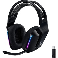 Audifonos Gaming Logitech G733 LIGHTSPEED Wireless RGB - 7.1 canales - Negro