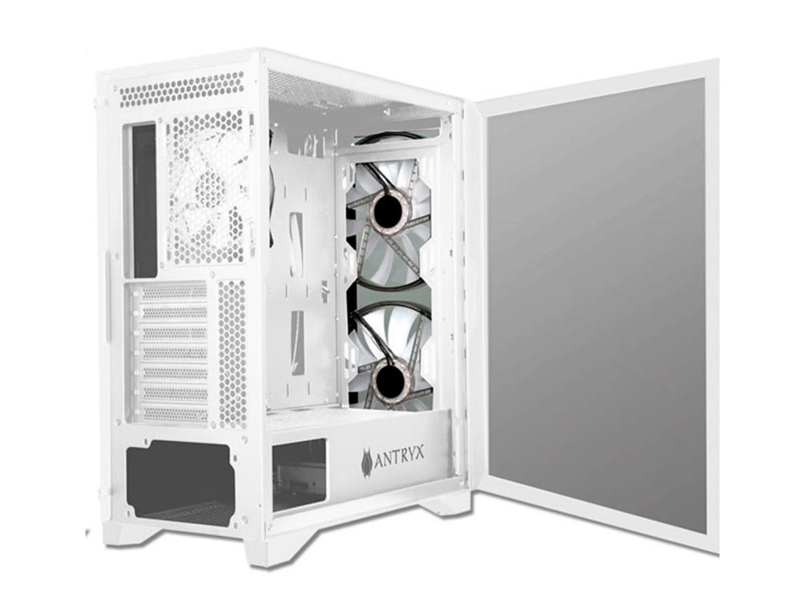 CASE ANTRYX FX CRUISER WHITE, ARGB FAN X3, VIDRIO TEMPLADO & MESH (AC-FX573W)