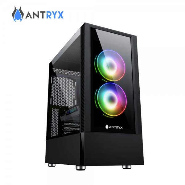 CASE ANTRYX RX 460 MESH BLACK USB3.0, FAN X3, VIDRIO TEMPLADO (AC-RX460MK)