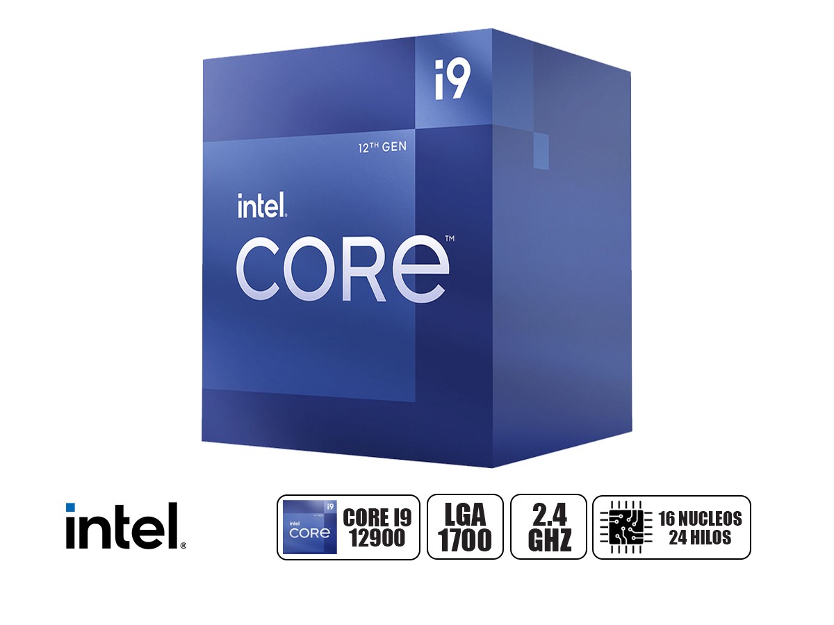 Procesador Intel CORE I9-12900 2.40GHZ SKTLGA1700 30.00MB CACHE BOXED