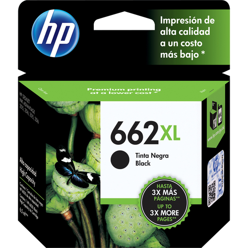 Hp Cartucho de tinta HP 662XL Inyección de tinta – Negro – Original – Inyección de tinta