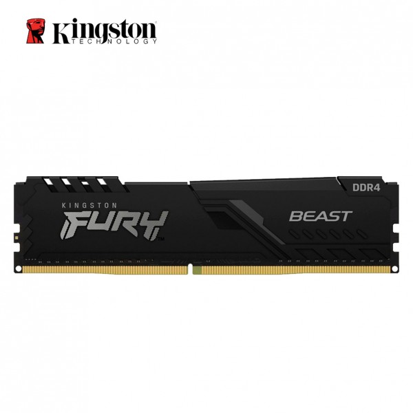 Memoria Kingston Fury Beast, 8GB, DDR4-3200MHz, PC4-25600, CL16, 1.35V, 288-Pines, XMP 2.0