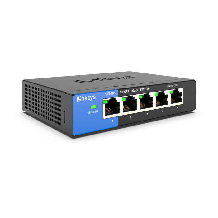 Conmutador 5 puertos Linksys SE3005 – sin gestionar