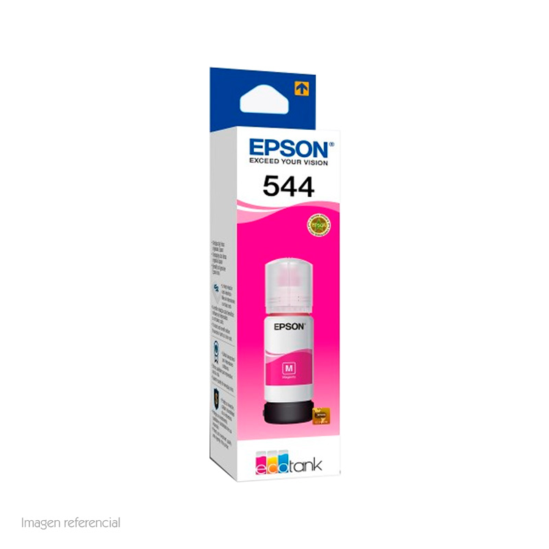 Botella de tinta EPSON T544320-AL, color magenta, contenido 65ml