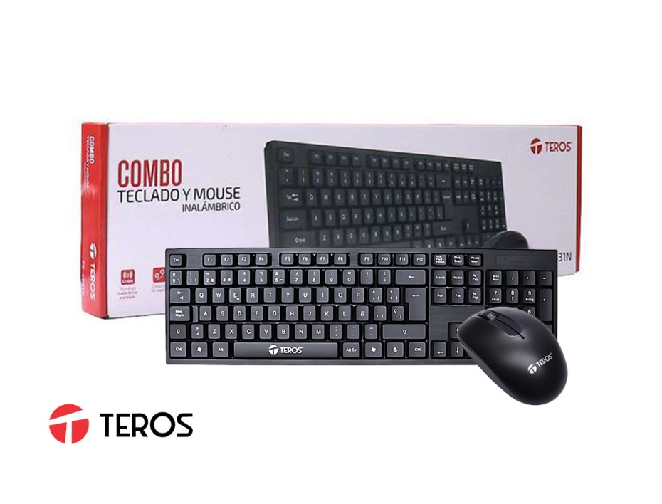 kit teclado y mouse inalambrico TEROS TE-4031N