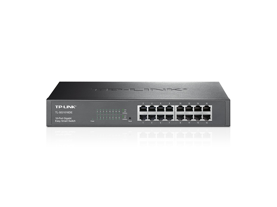 Conmutador de 16 puertos TP-Link JetStream TL-SG1016DE Switch Gestionado