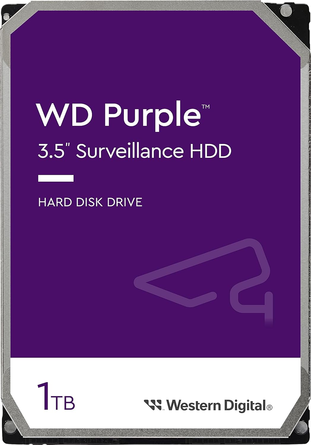 Disco duro Western Digital WD Purple 1TB SATA 6.0 Gb/s 5400 RPM 64MB Cache 3.5