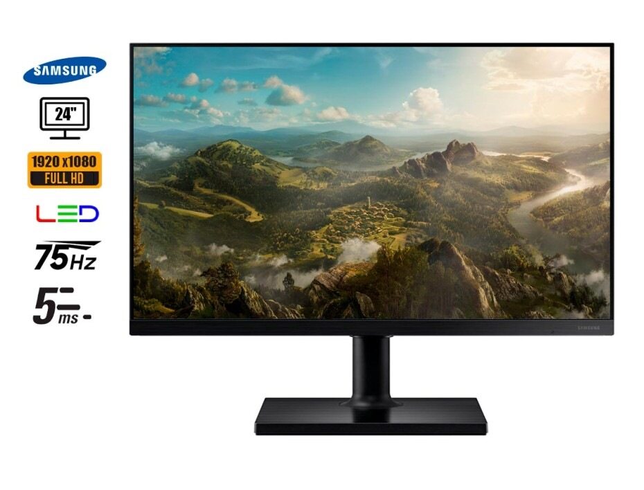 MONITOR SAMSUNG LCD 23.8″ PROFESIONAL LF24T452FQNXGO