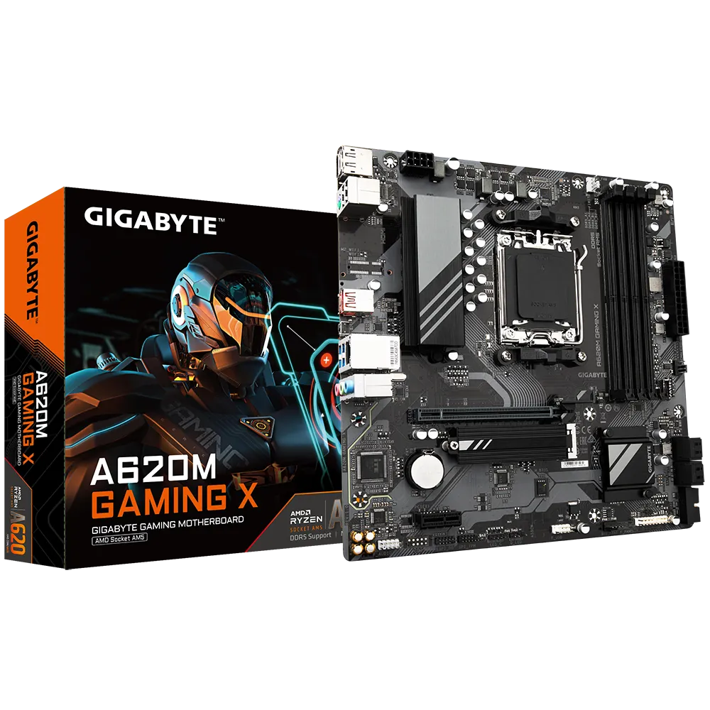 Placa con Socket AMD AM5 Gaming – GIGABYTE/MB GB A620M GAMING X SVL DDR5