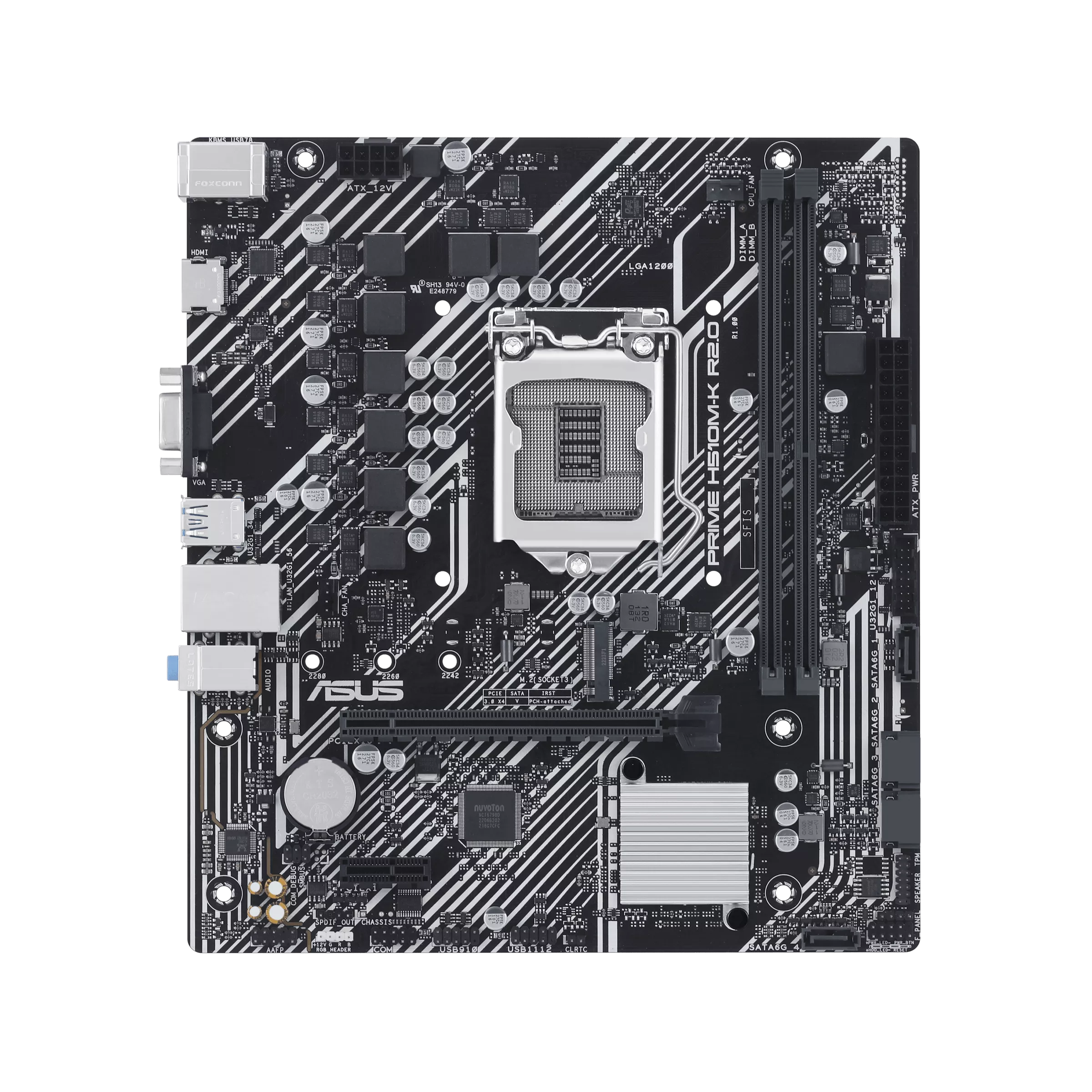 Placa Asus micro ATX with PCIe 4.0, 32Gbps M.2 slot PRIME H510M-K R2.0