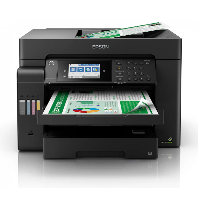 Multifuncional de tinta Epson EcoTank L15150- imprime/escanea/copia/Fax/Wi-Fi/USB/Ethernet