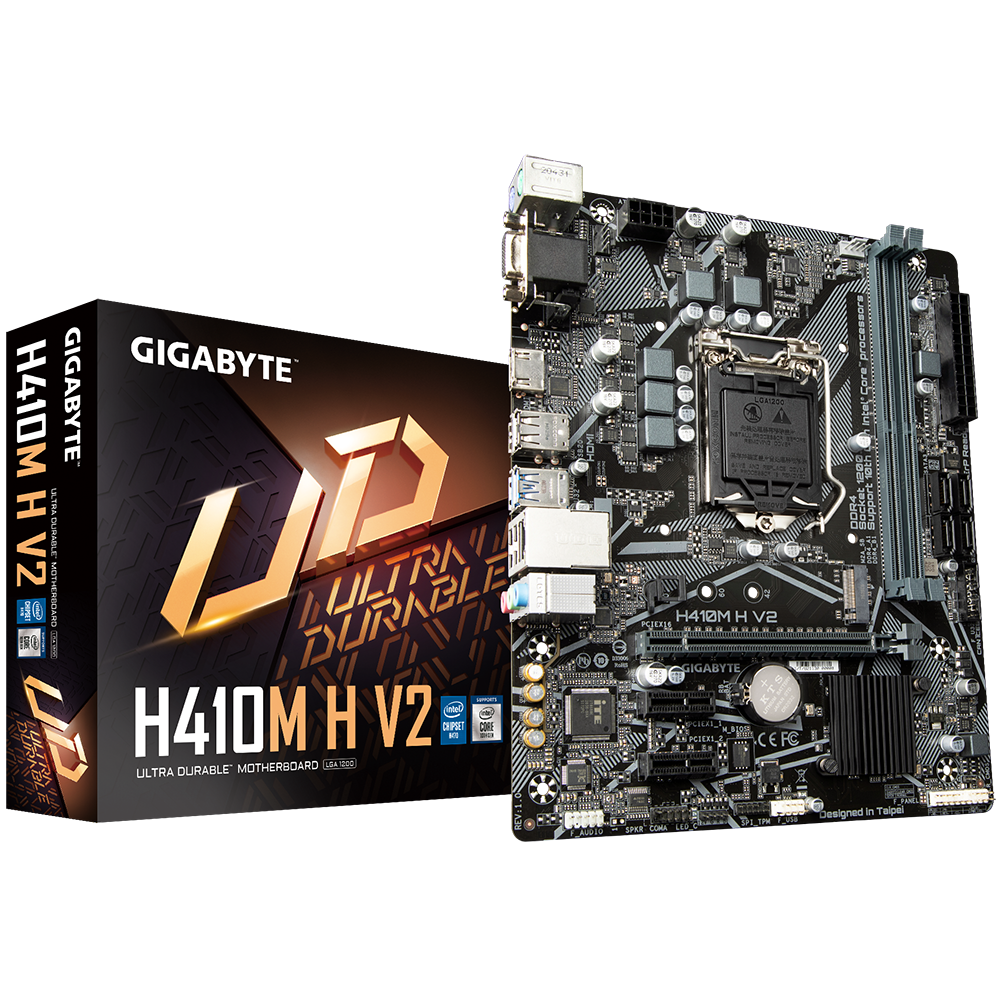 Placa Gigabyte H410M H V2 (rev. 1.0) Chipset Intel H470, LGA1200, Micro ATX