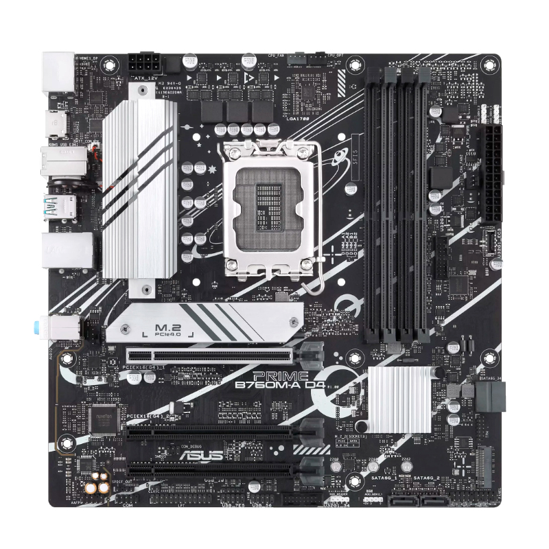 Motherboard ASUS Prime B760M-A D4 Chipset Intel B760 LGA1700 mATX