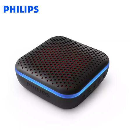 PARLANTE PHILIPS BLUETOOTH 10H 3W MIC IPX7 USB-C BLACK (TAS2505)