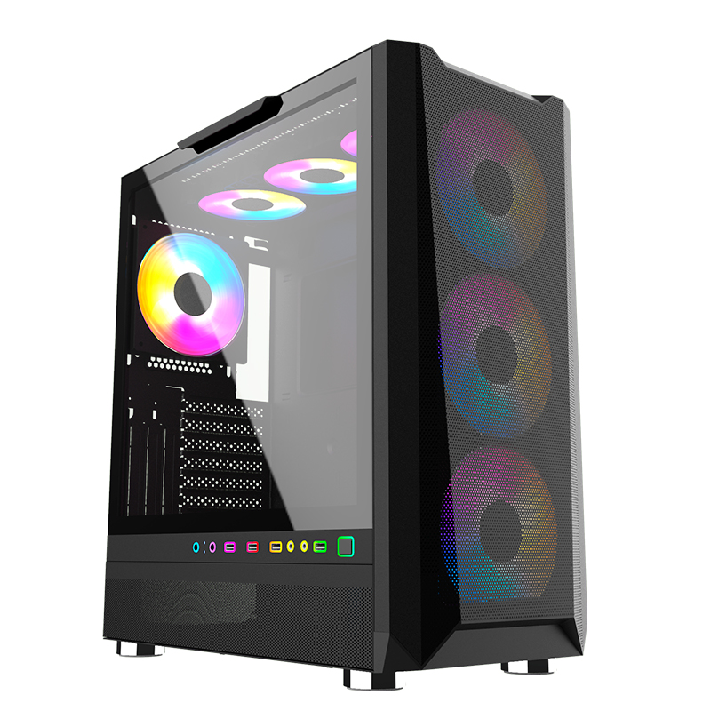 Case Gamer Teros Mid Tower Negro USB 3.0 USB 2.0 Audio (TE1160N)