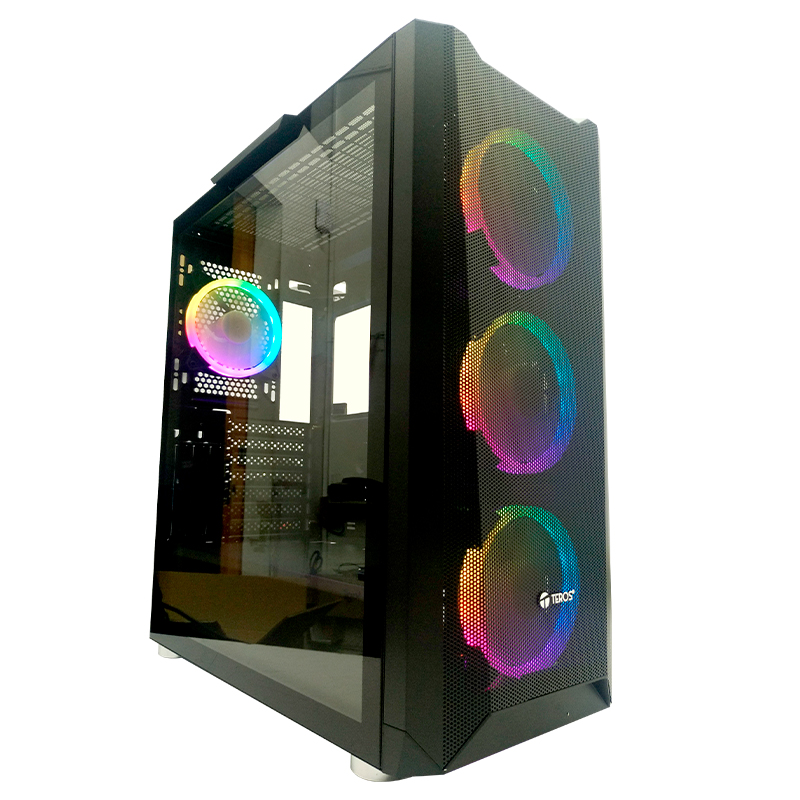 Case Gamer Teros Mid Tower Negro USB 3.0 USB 2.0 Audio (TE1162N)