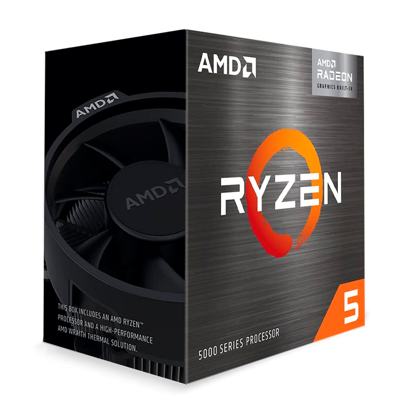 Procesador AMD Ryzen 5 5600G 3.90/4.40 GHz 16MB L3 6 Core AM4 7nm 65W (100-100000252BOX)