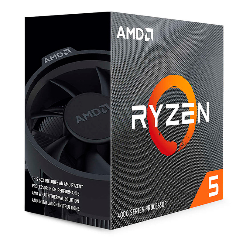 Procesador AMD Ryzen 5 4500 3.6/4.1 GHz 8MB L3 6-Core AM4 7nm 65W (100-100000644BOX)