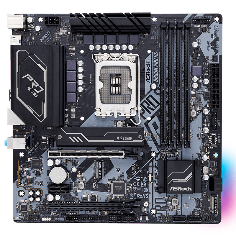 Motherboard ASROCK Chipset Intel B660 LGA1700 mATX (B660M PRO RS)