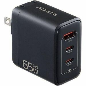 Adaptador Adata Technology 65W Adaptador CA -1 USB -2 USB tipo-C