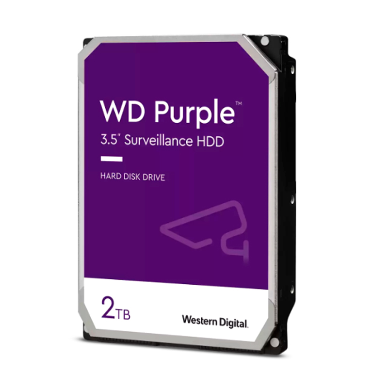 Disco duro Western Digital WD Purple 2TB SATA 6.0 Gb/s 64MB Cache 5400 rpm 3.5″ (WD23PURZ)