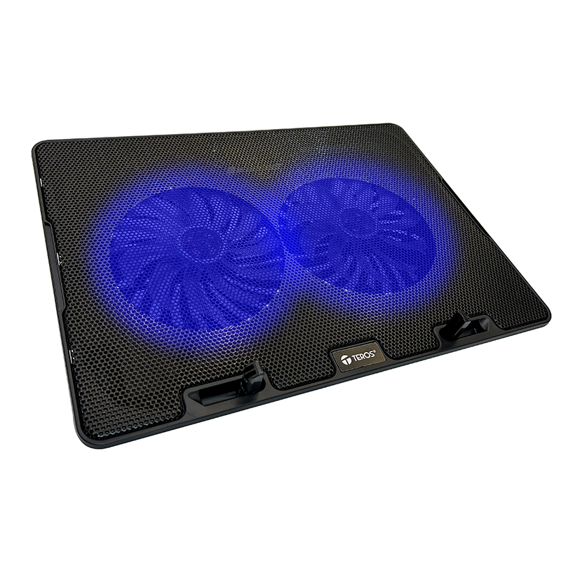 Cooler TEROS TE-7020N compatible con notebooks de hasta 15.6″ 2 fan de 12cm